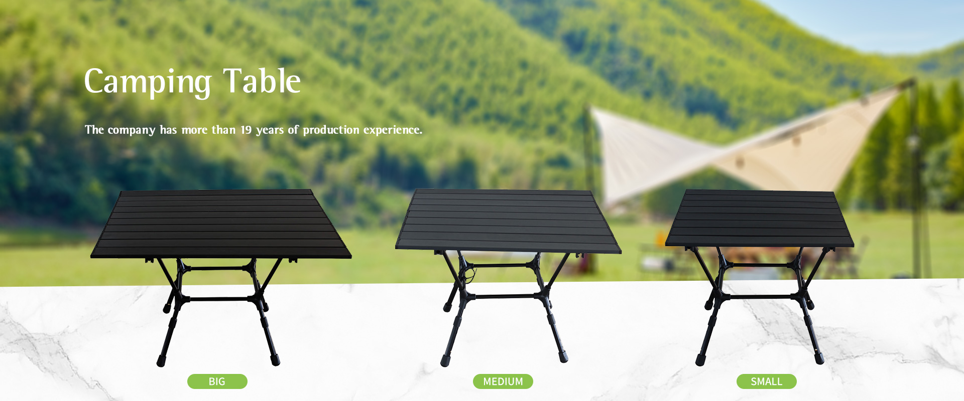 Fabricante de mesa de acampamento na China